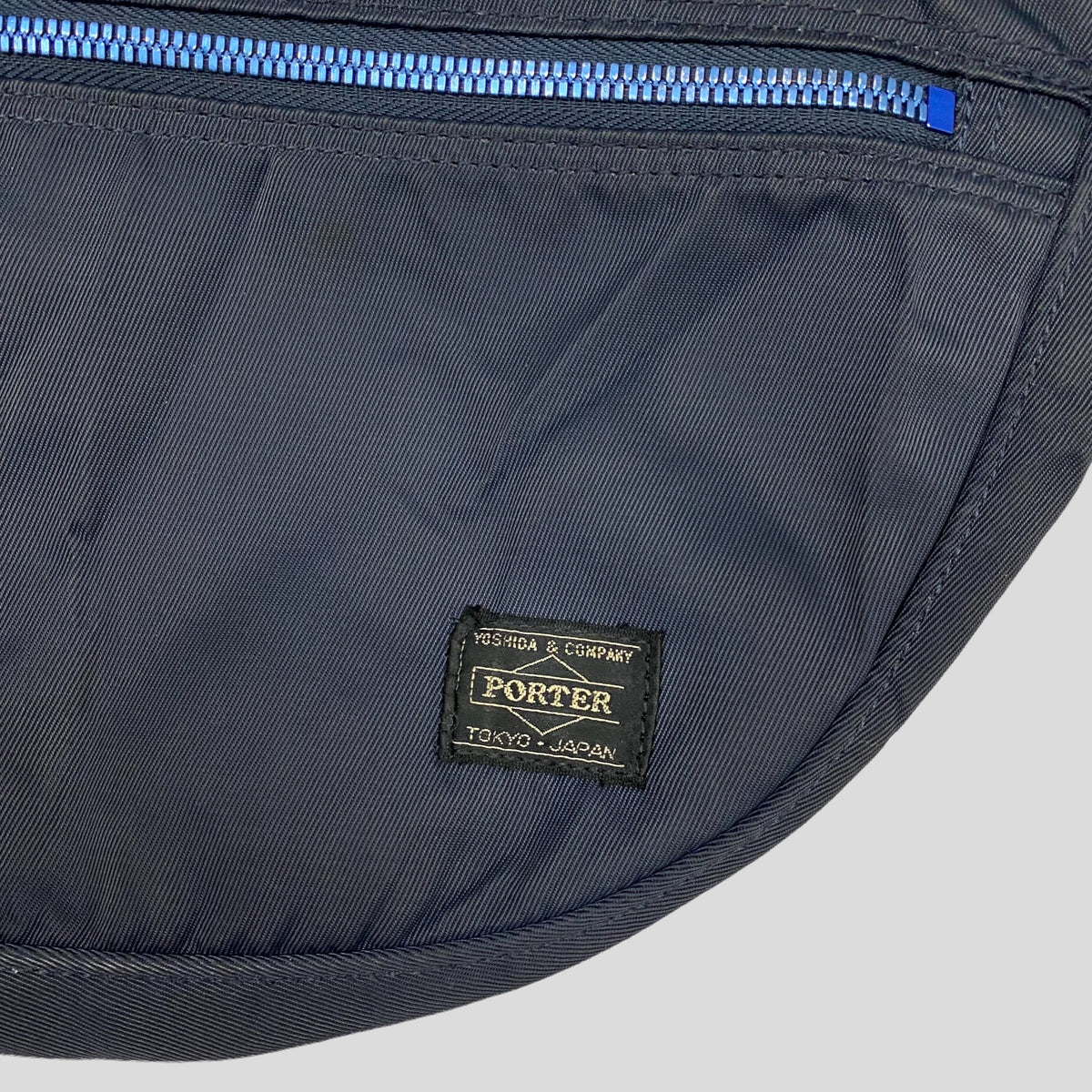 Porter Yoshida Halfmoon Saddlebag | Medium, Deep Navy