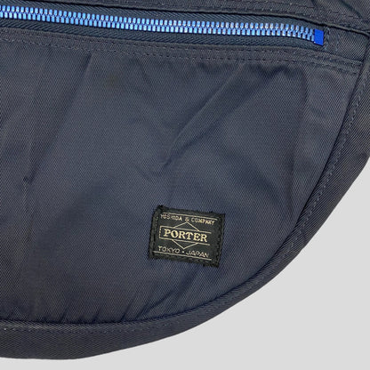 Porter Yoshida Halfmoon Saddlebag | Medium, Deep Navy