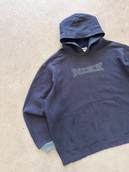 1990's Nike Spellout Hoodie - XL | X-Large, Red