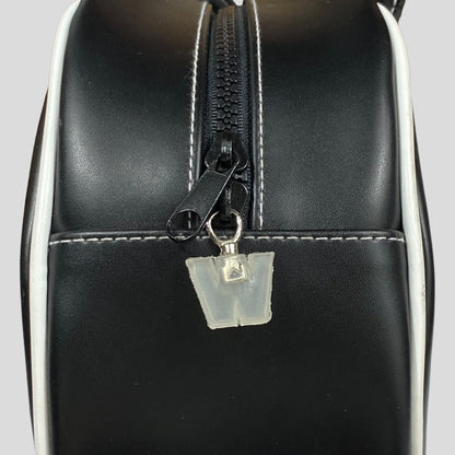 W+LT 2003 Faux Leather Puk Puk Eyes Handbag | O/S, Black