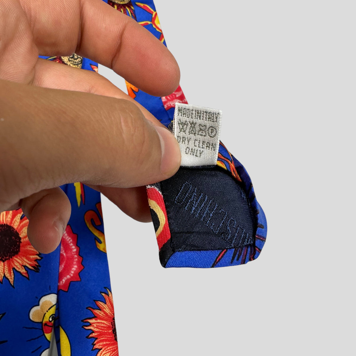 Moschino Jeans 1993 Silk Sun Tie - OS | Blue