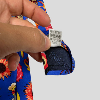 Moschino Jeans 1993 Silk Sun Tie - OS | Blue