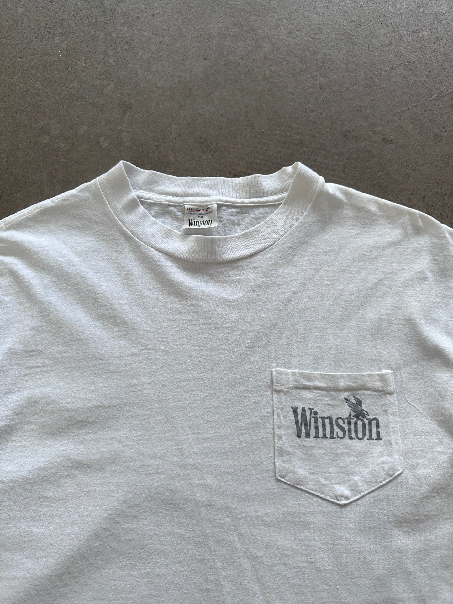 1992 Winston Pocket T-Shirt - XL | X-Large, Red