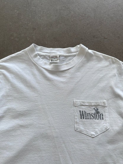 1992 Winston Pocket T-Shirt - XL | X-Large, Red
