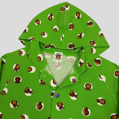 Bape 00’s Baby Milo Polka Dot Hoodie - 4-6 | 4, Green