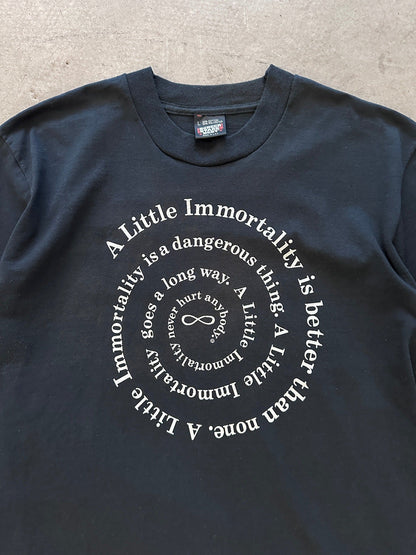 1990's Intimations of (a Little) Immortality T-Shirt - L | Large, Red