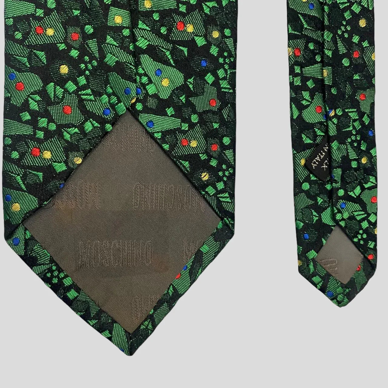 Moschino 80’s Abstract Silk Tie