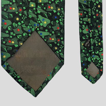Moschino 80’s Abstract Silk Tie