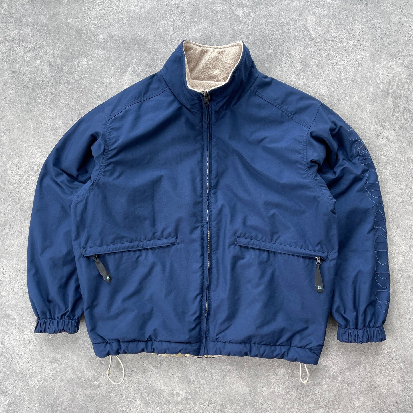 Nike ACG RARE 2000s reversible heavyweight Storm Clad fleece jacket (L)