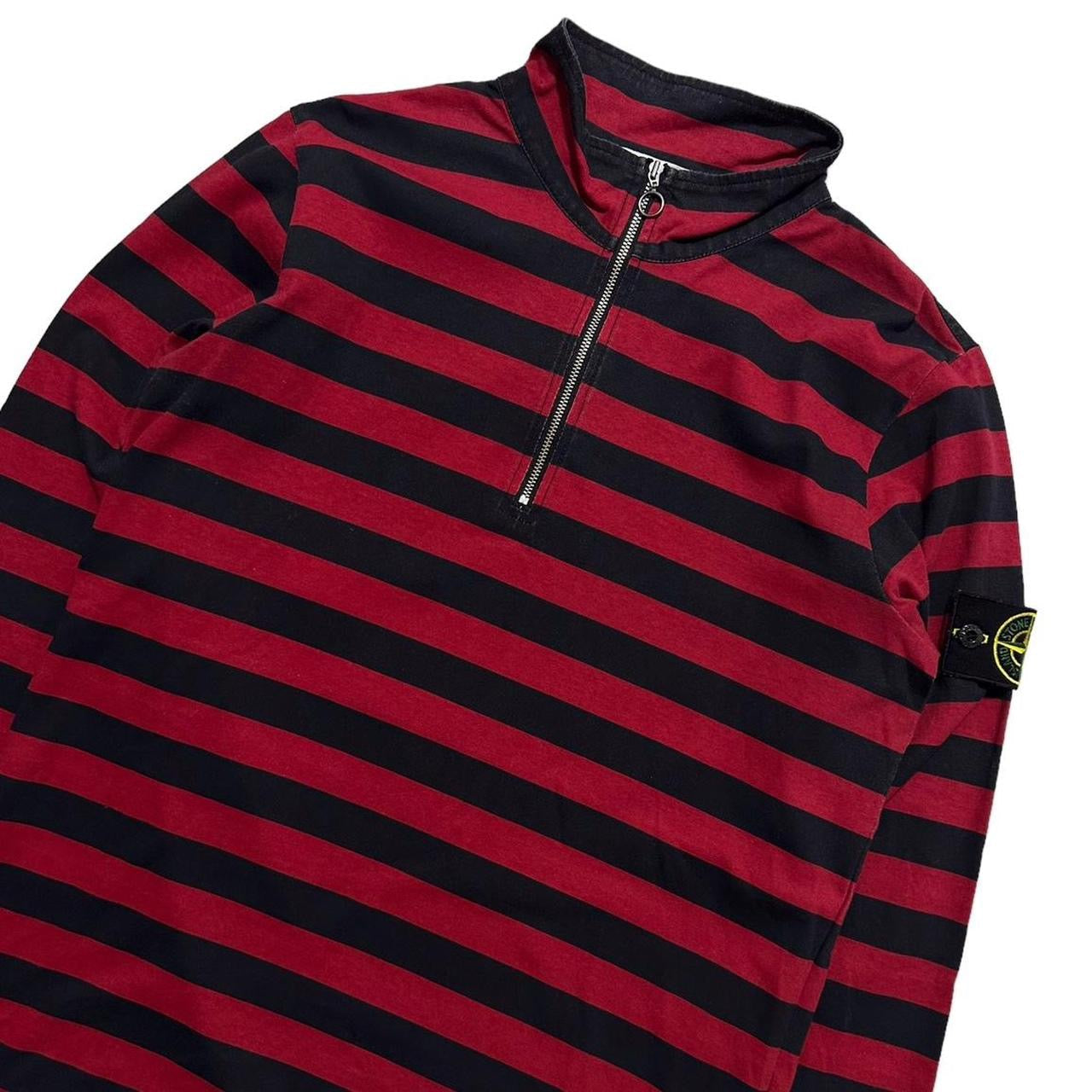 Stone Island Supreme Striped Quarter Zip