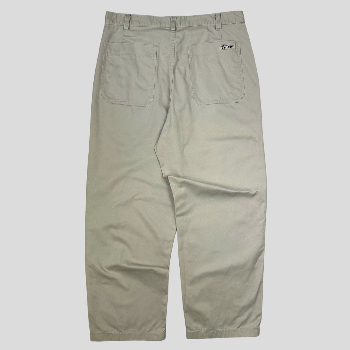 Stussy 1998 Baggy Carpenter Skate Trousers - 36 | W36, Cream