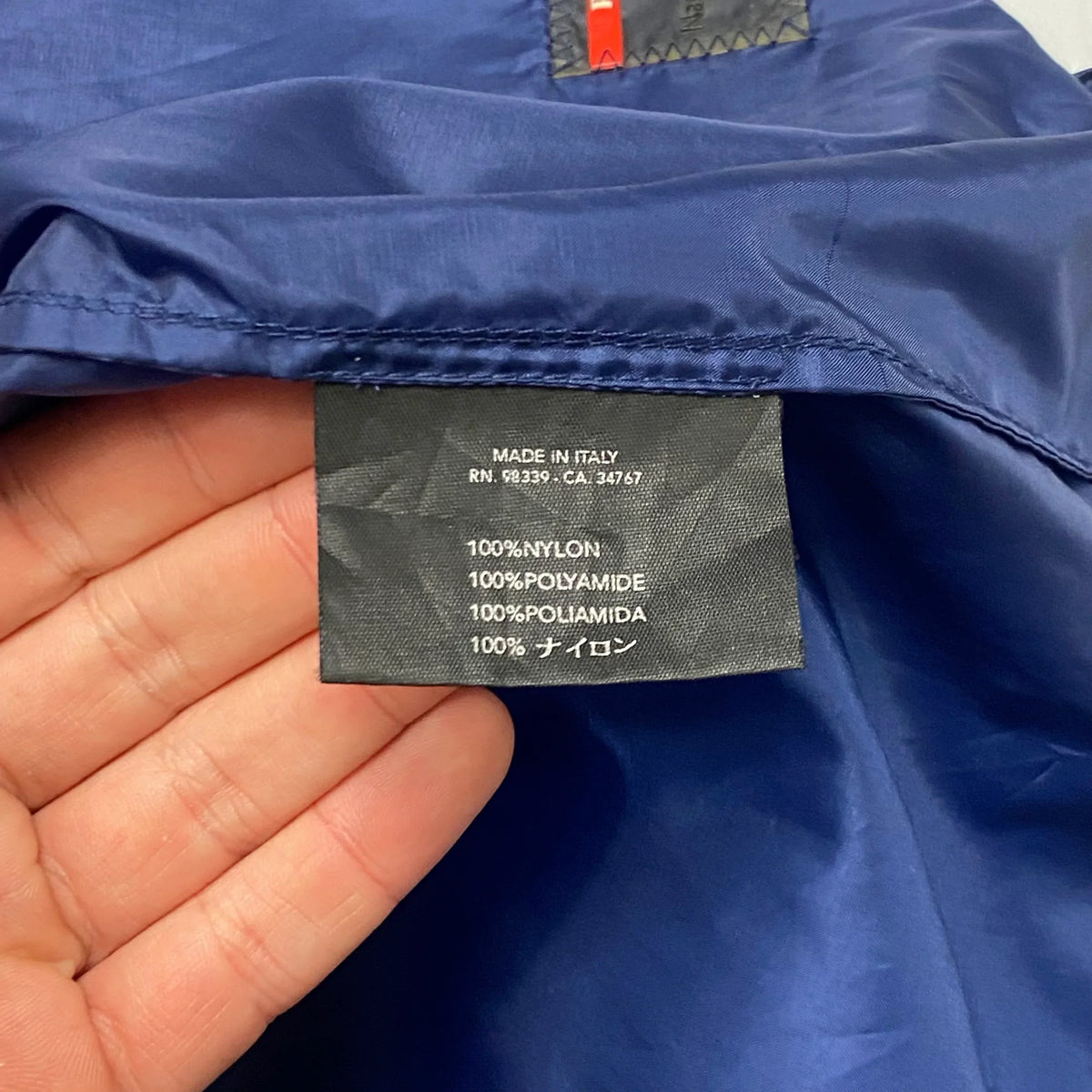 Prada Sport SS00 Convertible Nylon Reflective Jacket - L/XL | O/S, Multicoloured