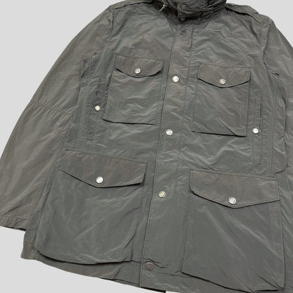 C.P. Company SS08 Nylon Metal Multipocket Trench Coat- L | Large, Grey