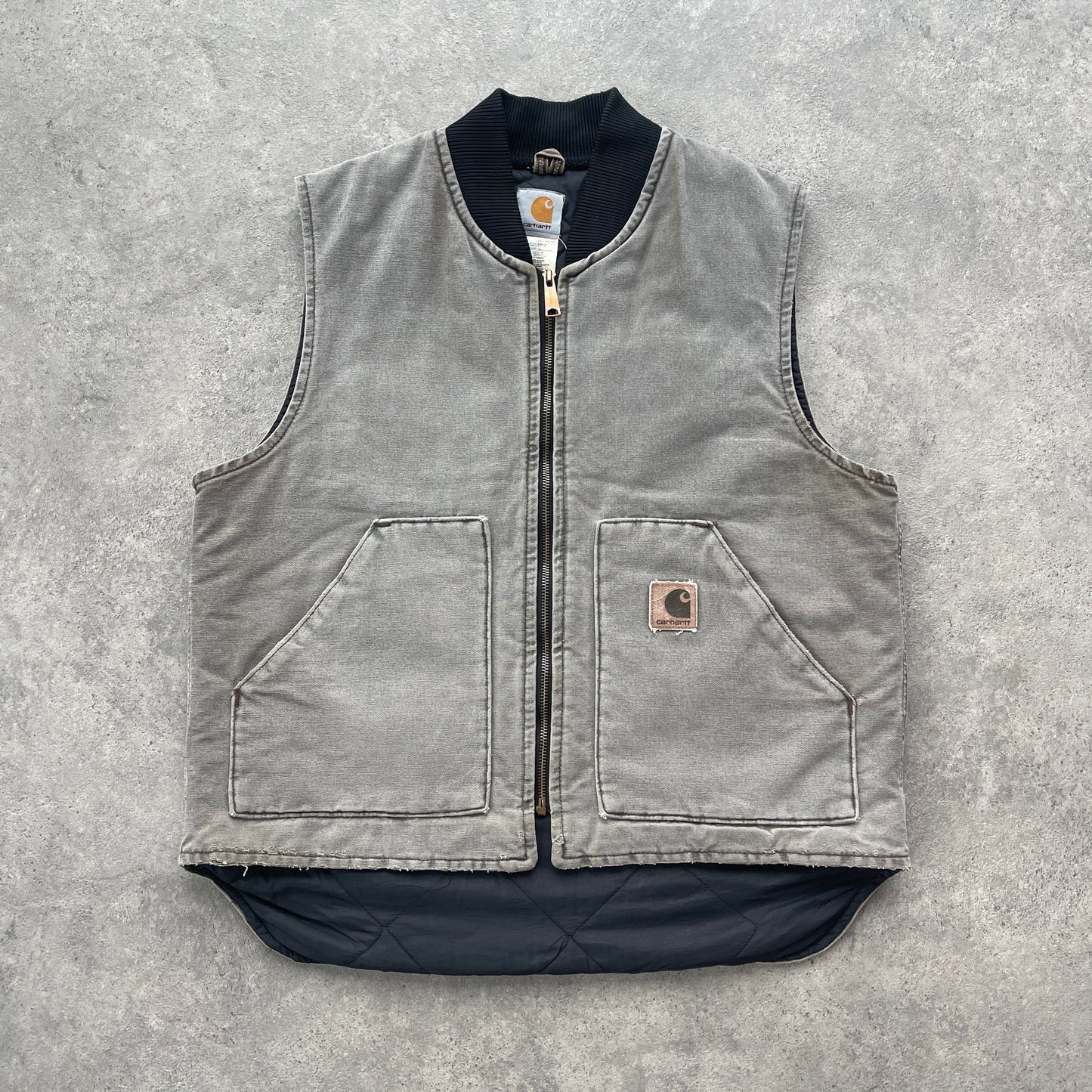 Carhartt 2000 heavyweight quilted vest jacket (L)