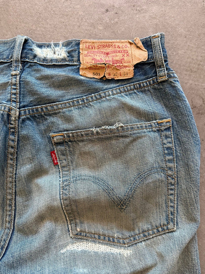 Levi's 501 Reconstructed Jeans - 32 x 34 | W32, Red