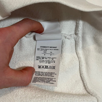 Off-White Front Print Pullover Hoodie