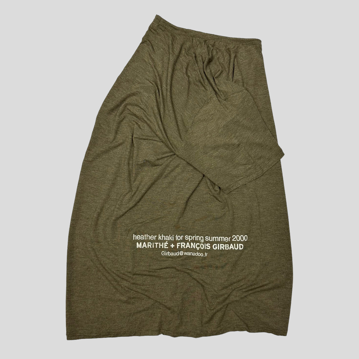 M+FG SS 2000 Heather Khaki Logo T-shirt - XL (L) | Large, Khaki