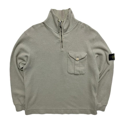 Stone Island 2001 Ribbed Quarter Zip