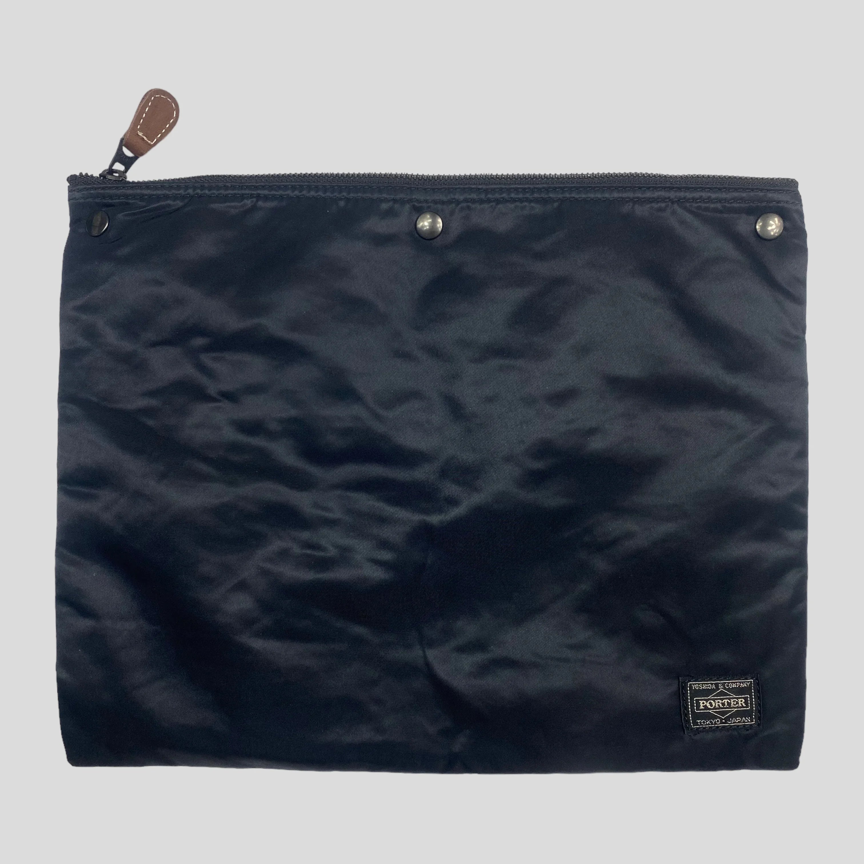 Vintage Porter x Nexus VII Packable Nylon Bag - Black | O/S