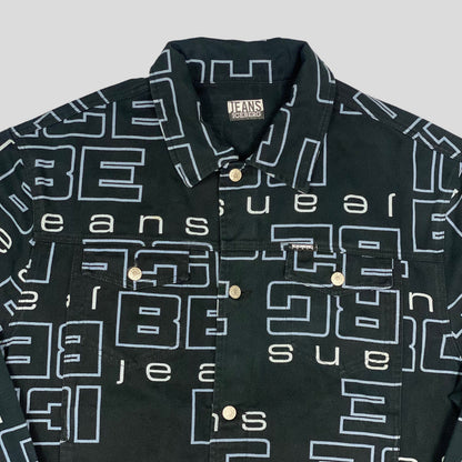 Iceberg Jeans 90’s Block Spellout Jacket - XXL | XXL, Multicoloured