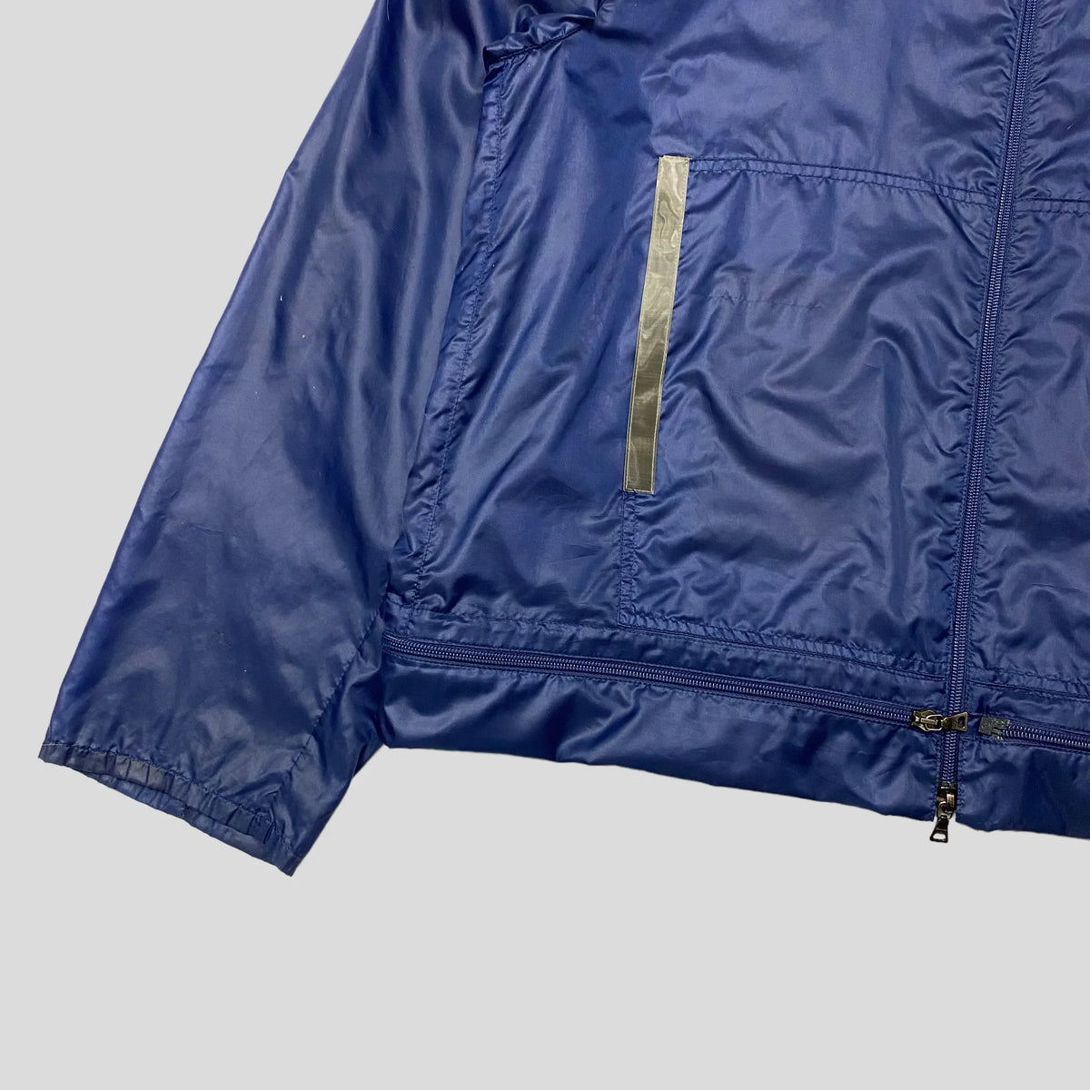 Prada Sport SS00 Convertible Nylon Reflective Jacket - L/XL | O/S, Multicoloured