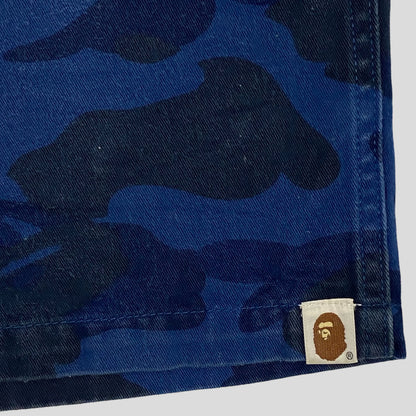 Bape 00’s Blue Camo Shorts - W30