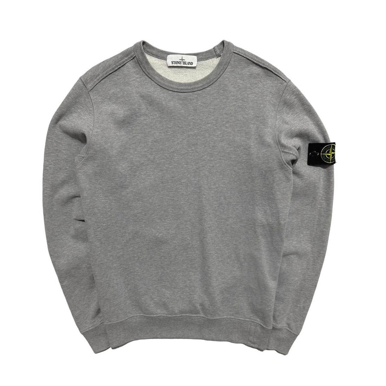 Stone Island Heather Grey Crewneck