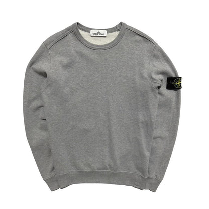 Stone Island Heather Grey Crewneck