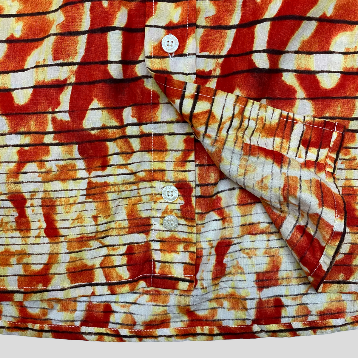 Iceberg Jeans 90’s Blaze Monogram Shirt - M | Orange