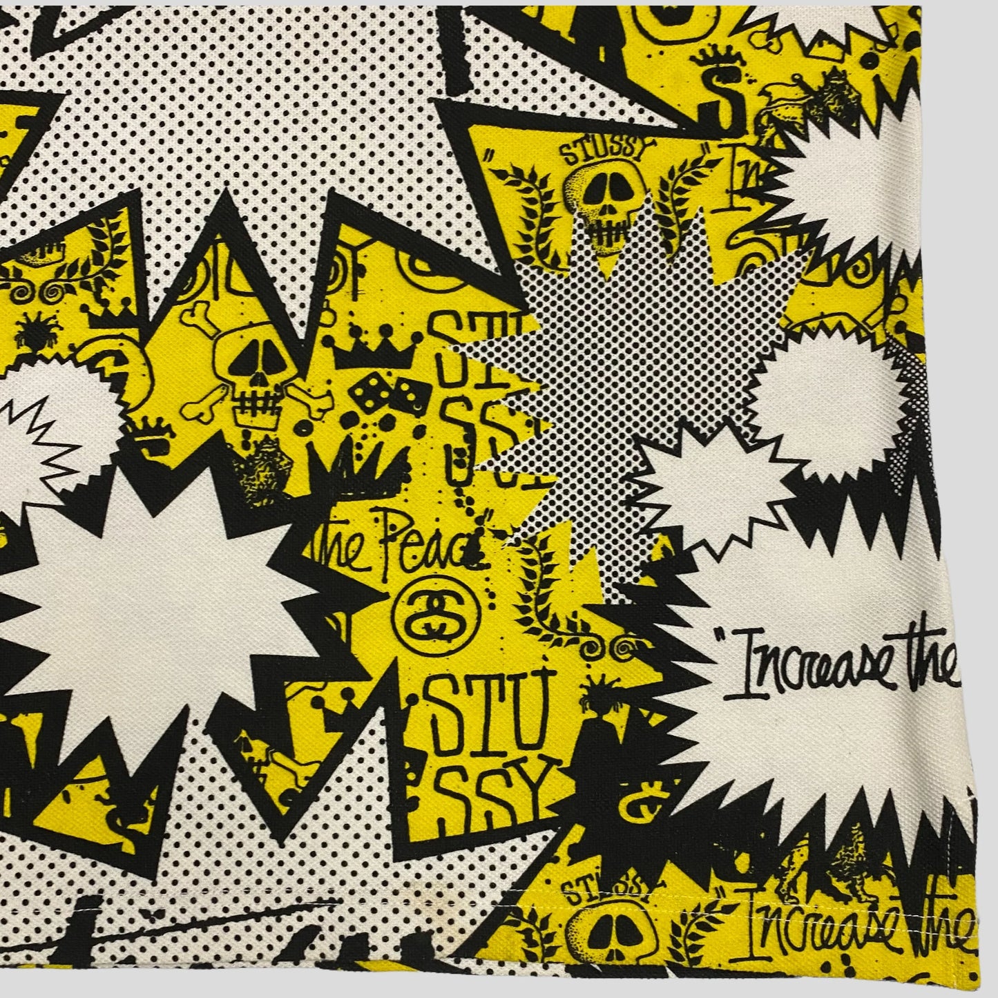 Stussy 00’s Increase The Peace Bubble Polo - M