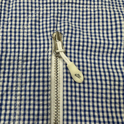 Nike SS11 Gingham Check Jacket - M/L | Medium, Blue