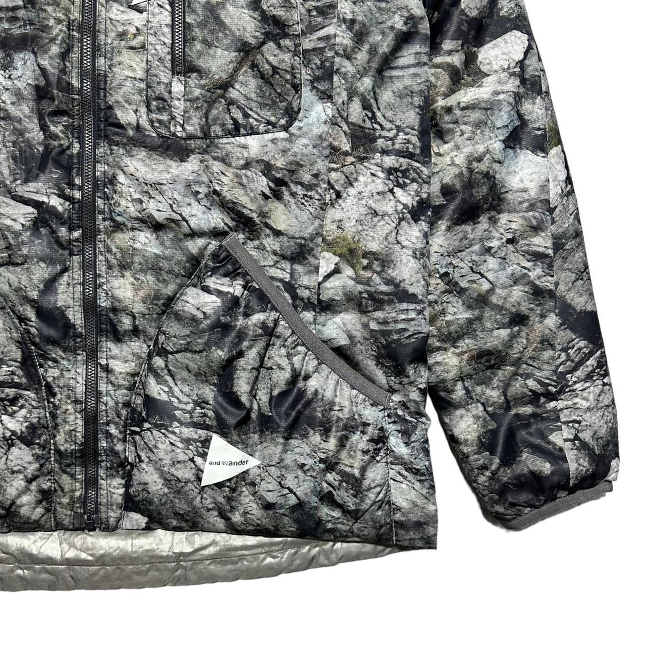 And Wander Camo Padded Down Jacket