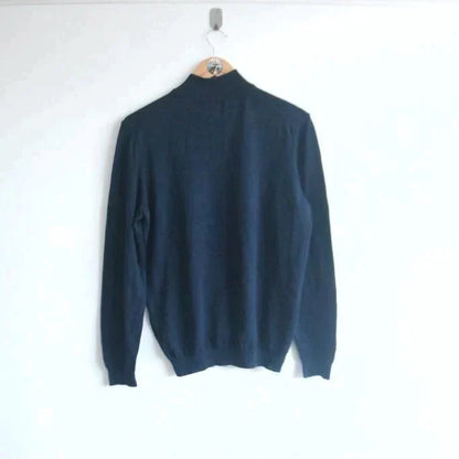 Vintage Hugo Boss knitted Spellout 1/4 Zips (M)  (M)