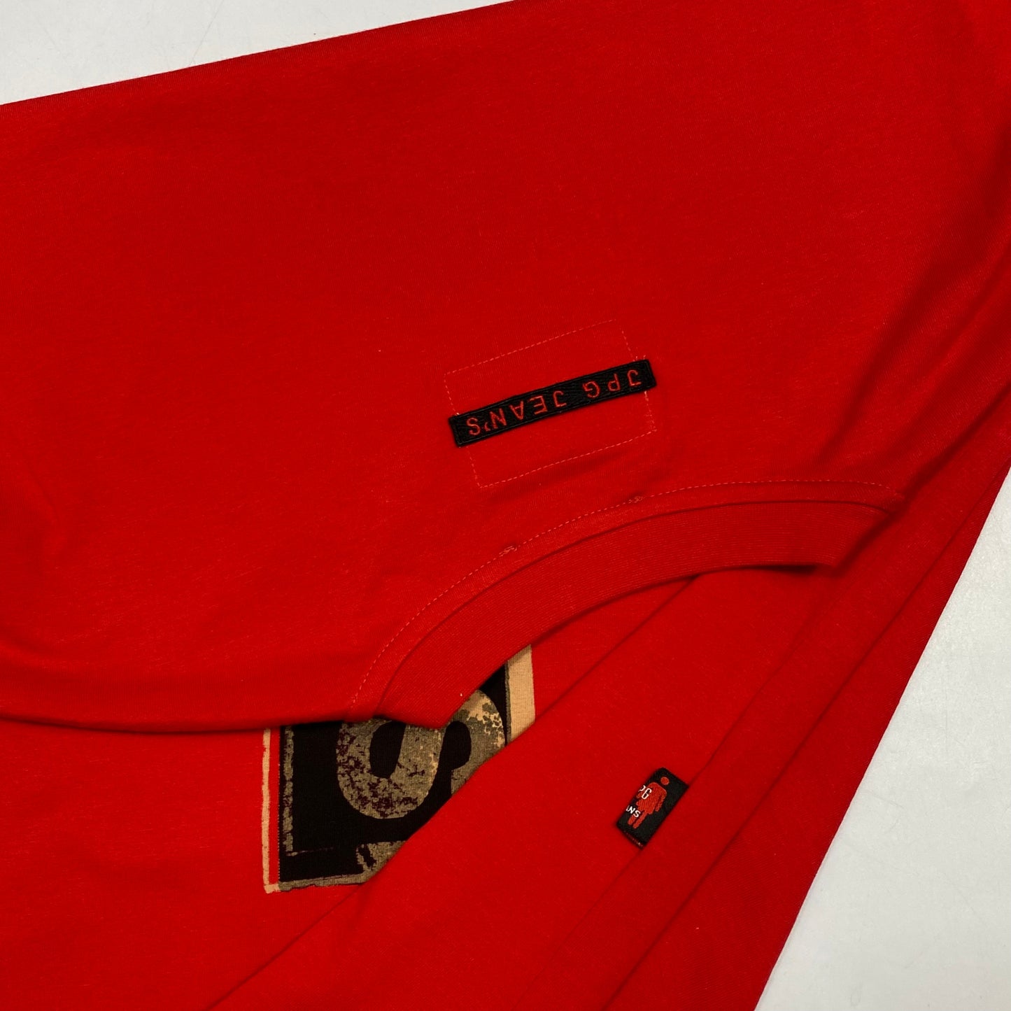 JPG Jeans SS2003 No0005 Graphic T-shirt - XL | XL, Red