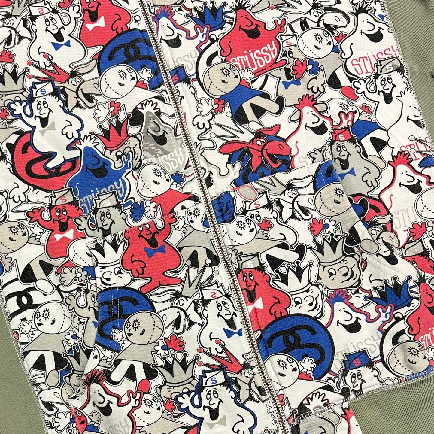 Stüssy Monogram Cartoon Hoodie ( L )