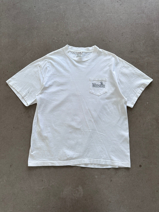 1992 Winston Pocket T-Shirt - XL | X-Large, Red
