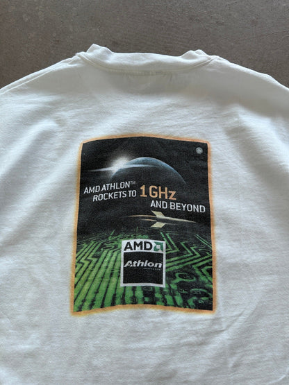 1990's AMD Athlon Processors T-Shirt - L | Large, Red