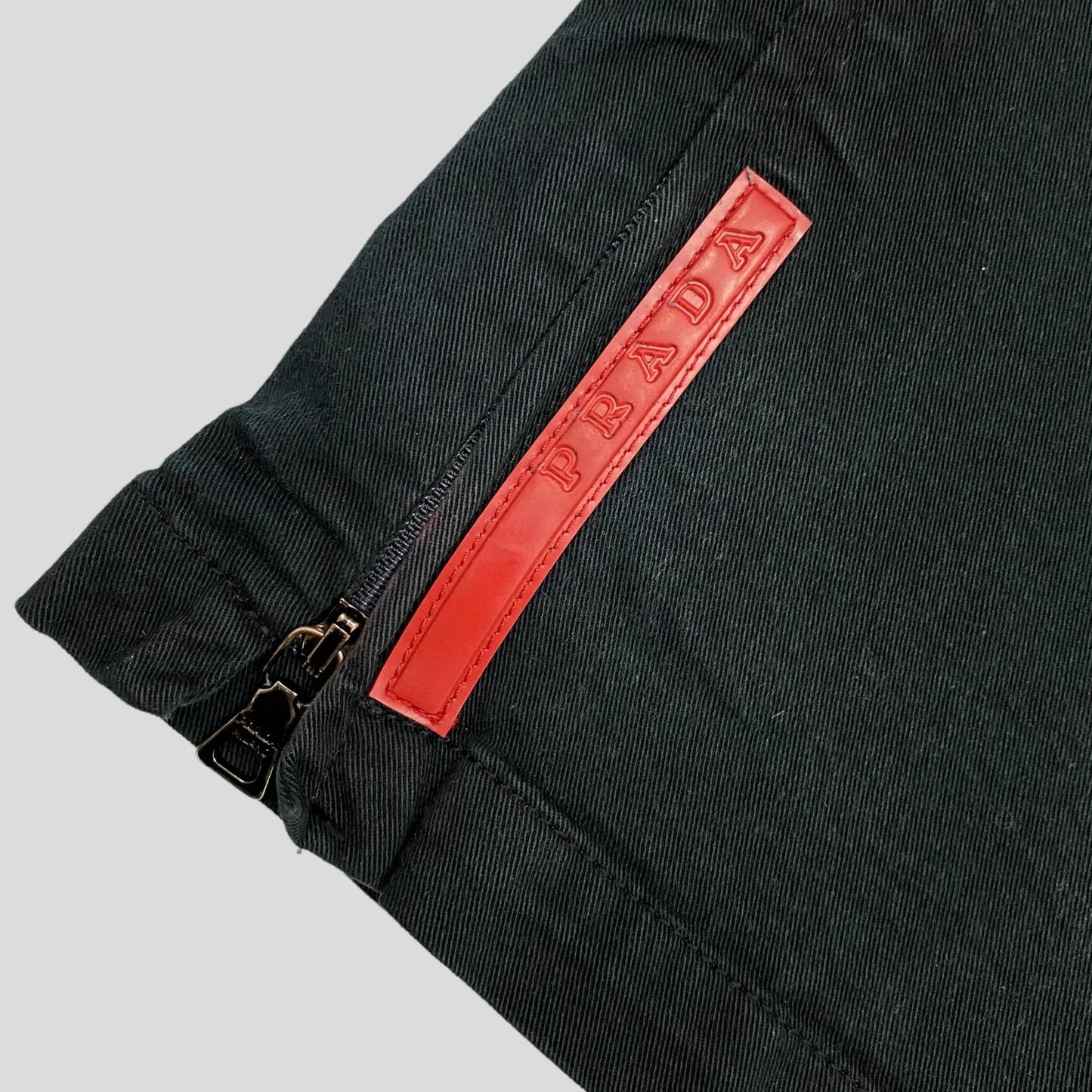 Prada Sport Womens Red Tab Flares - 32