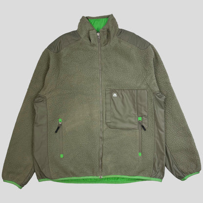Nike ACG FW04 Reversible Nylon Panelled Fleece - L | Medium, Multicoloured