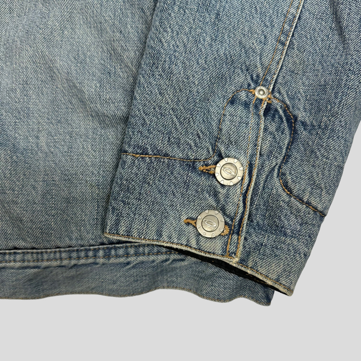 Oakley 00’s Sherpa Lined Denim Jacket - XL | Blue