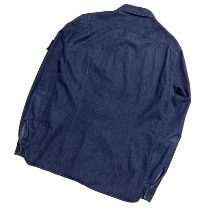 Stone Island Side Pocket Denim Overshirt