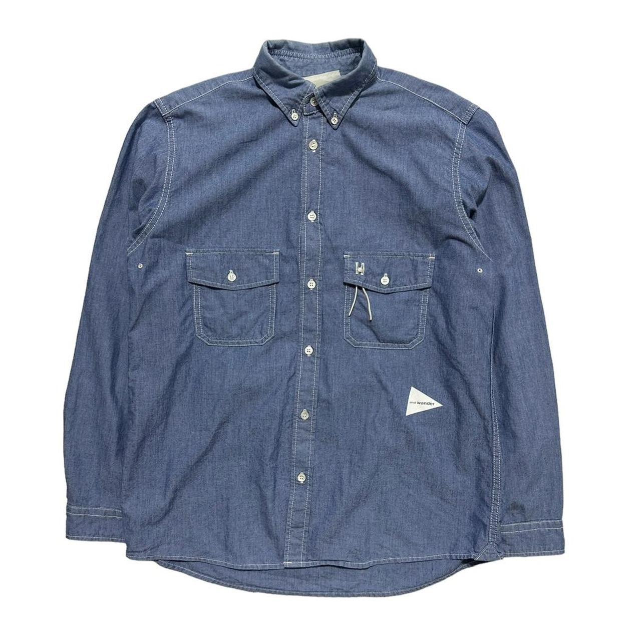 And Wander Chambray Cotton Shirt