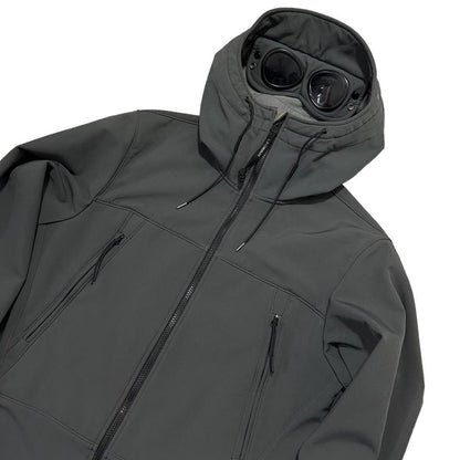 CP Company Grey Soft Shell Goggle Jacket