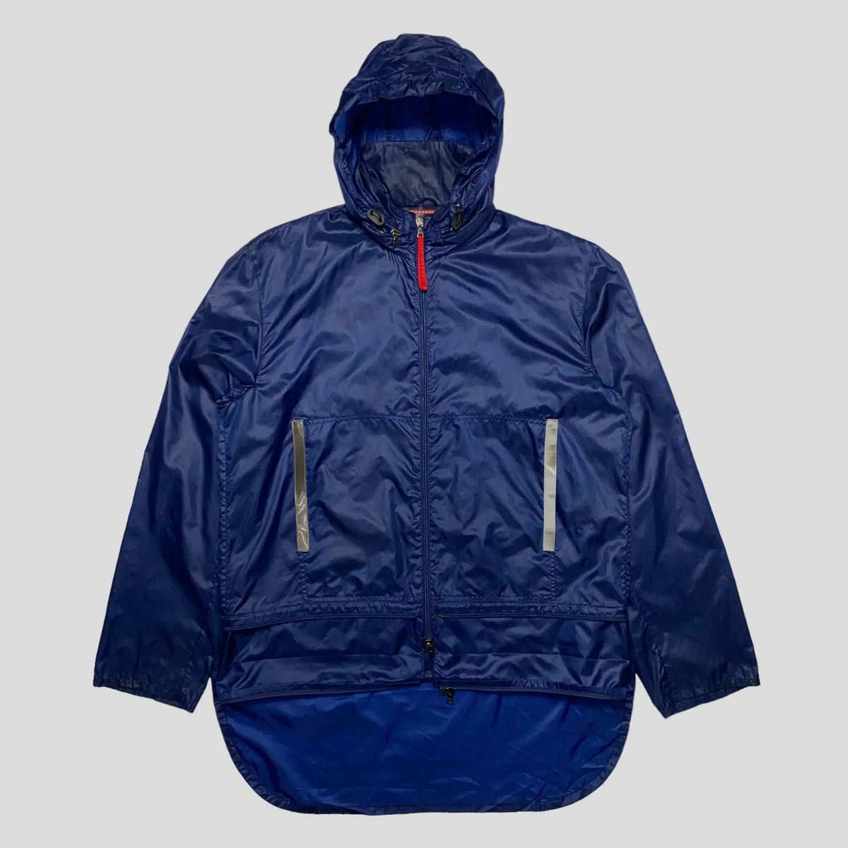 Prada Sport SS00 Convertible Nylon Reflective Jacket - L/XL | O/S, Multicoloured