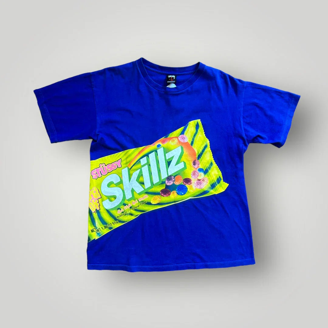 Stüssy 00’s Skittles Rip T-shirt L