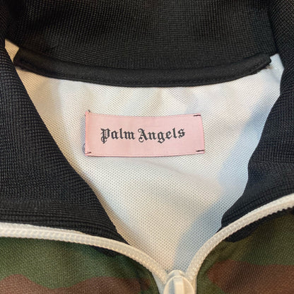 Palm Angels Zip Up Track Jacket in Camo