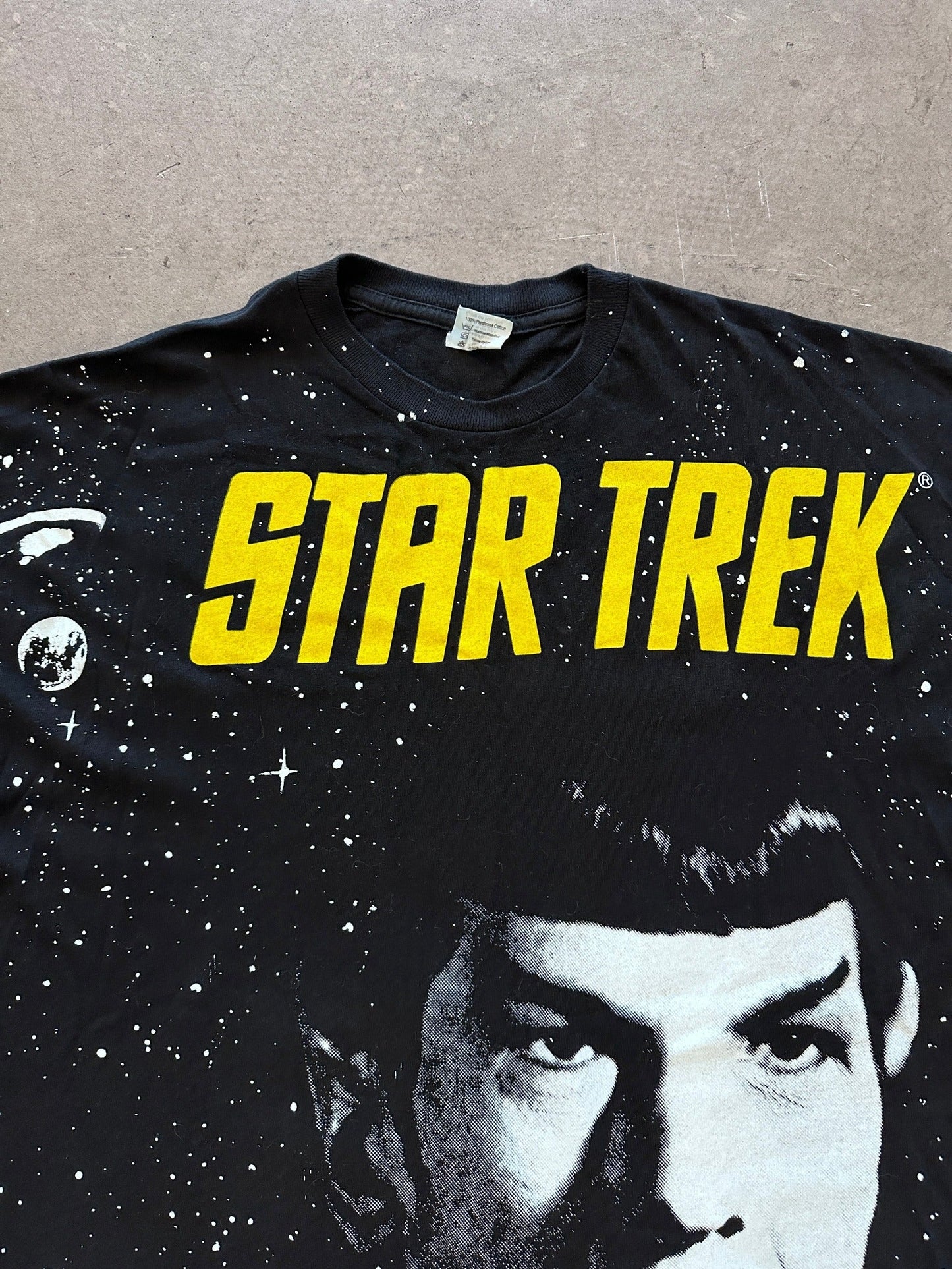 1993 Star Trek Spock AOP T-Shirt - XL | X-Large, Red
