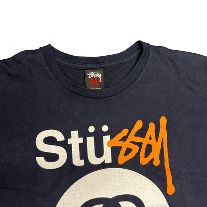 Stüssy Spellout T-Shirt In Navy ( M )