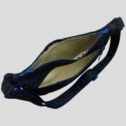 Porter Yoshida Halfmoon Saddlebag | Medium, Deep Navy