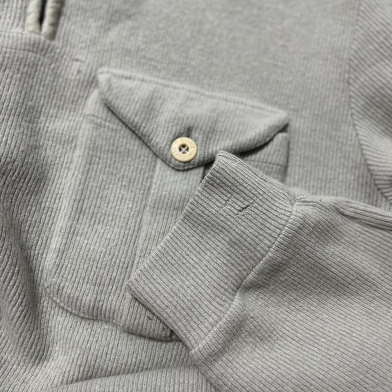 Stone Island A/W 2001 Ribbed Cotton Quarter Zip